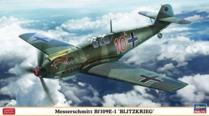 Hasegawa 07478 Messerschmitt Bf 109E-1 `Blitzkrieg'