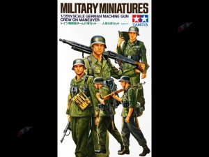 German Machine Gun Crew on Maneuver Tamiya 35184
