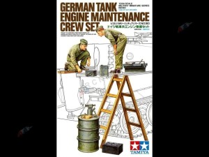 Tamiya 35180 German Tank Engine Maintenance Crew Set