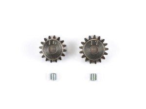 Zębatki 16/17T moduł 0,6 alu Tamiya 50354