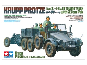 Krupp Protze 1ton 6x4 Kfz.69 Towing Truck with 3.7cm Pak Tamiya 35259