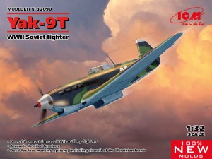 ICM 32090 Yak-9T, WWII Soviet fighter (100% new molds)