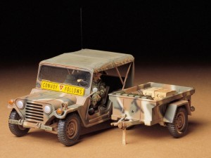 Tamiya Tamiya 35130 M151A2 w/Cargo trailer