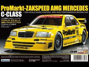 TT-01E AMG Mercedes C-Class ProMarkt-Zakspeed Tamiya 47379